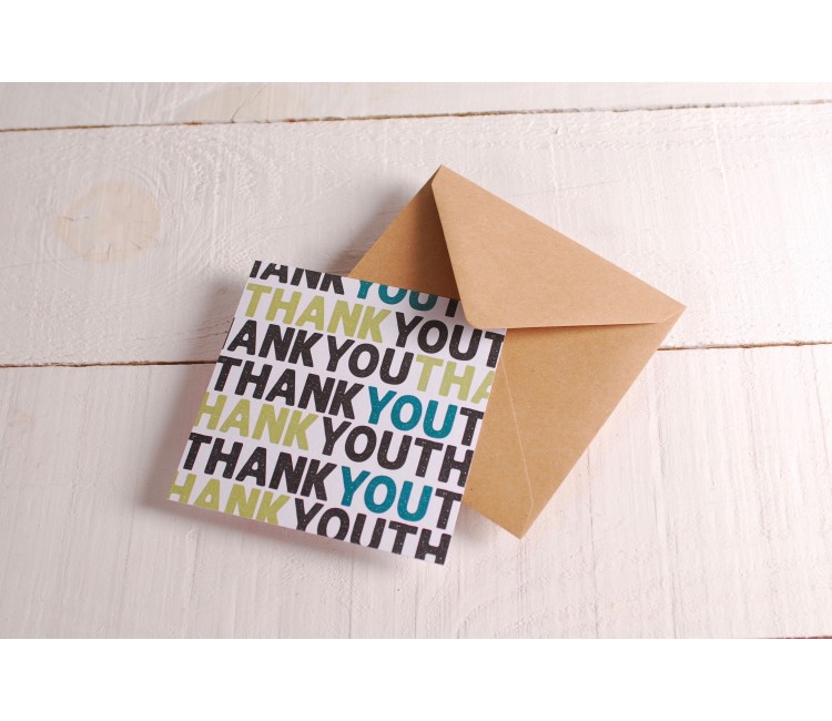Dankeskarte „Thank you“ Dankeskarte „Thank you“
