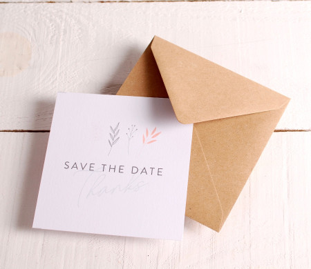 Karte für Events „Save the date“