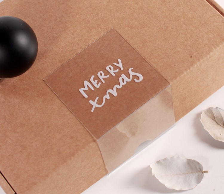 Aufkleber mit "Merry Christmas" Aufkleber mit "Merry Christmas"