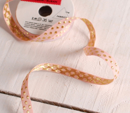Pastellfarbenes Band mit goldenen Details
