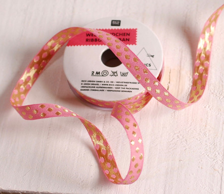 Geschenkband rosa