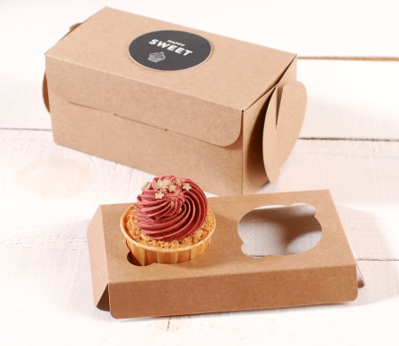 Holder für 2 Cupcakes, perfekt für Konditoreien