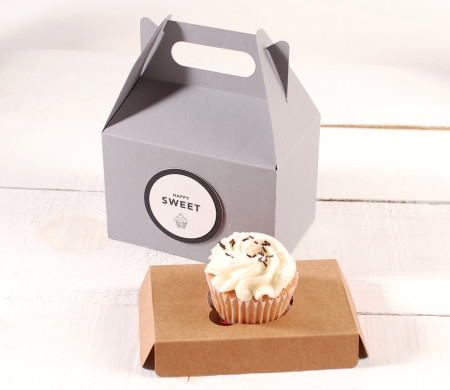 Holder für 1 Cupcake, für Gebäckschachteln