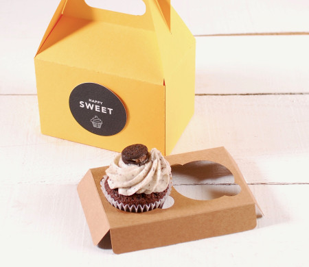 Holder für 2 Cupcakes, für Konditoreien und Geschäfte