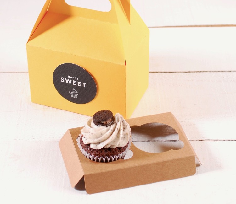 Holder für 2 Cupcakes, für Konditoreien und Geschäfte