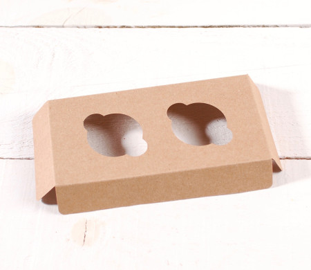Holder für 2 Mini-Cupcakes, perfekt für Konditoreien
