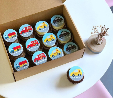 Schachtel für zwölf Cupcakes