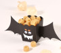 Zubehörset zum Dekorieren von Halloween-Schachteln aus Karton.