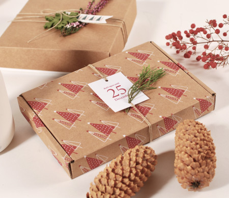 Weihnachten drucken Karton Versandkartons