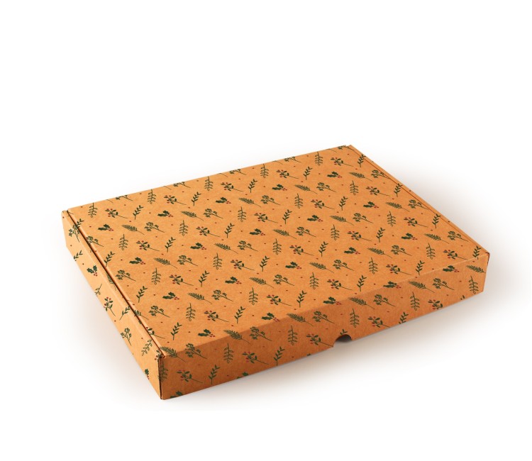 Schachtel für Postversand Weihnachten
