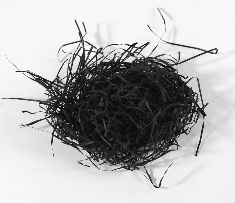Papierschnipsel als Füllung von Kartons