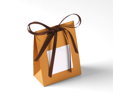 Papiertüte für Geschenke, Pralinen und Bonbons