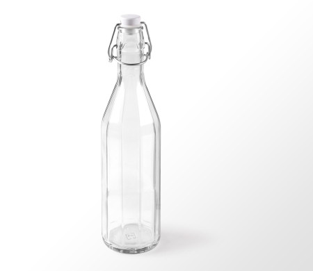 Personalisier-bare Trink-flasche aus Glas für Wasser