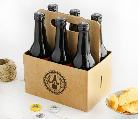 Bierkiste mit Henkel
