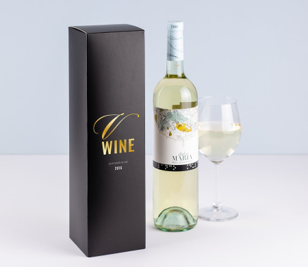 Einfache Schachtel für Wein oder Sekt