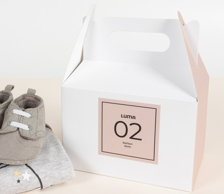 Picknick-Schachtel aus Karton für Geschenke