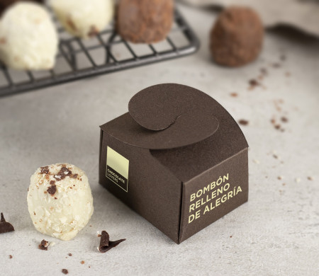 Individuelle Schachtel für Pralinen