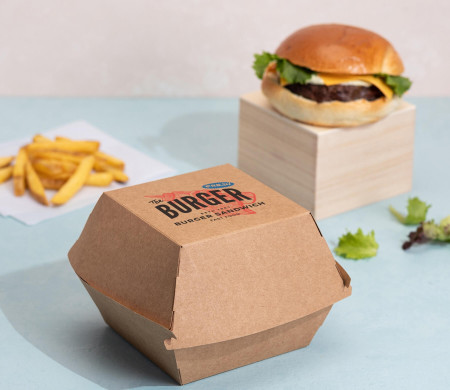 Box für Hamburger