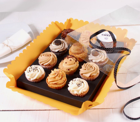 Schächtelchen für 12 Cupcakes