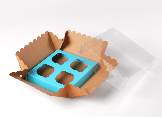 Box für 4 Cupcakes