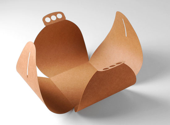 Klassische Verpackung für Back- und Konditoreiwaren