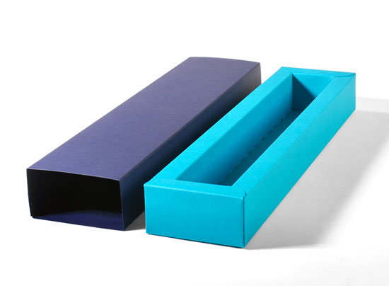 Flache Kugelschreiber-Box
