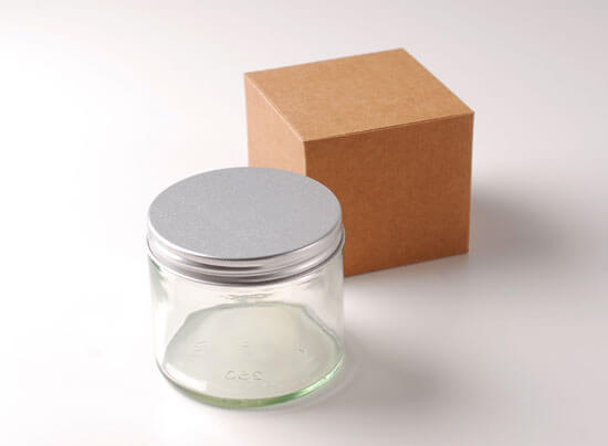 Glasbehälter 250 ml für aromatische Kerzen