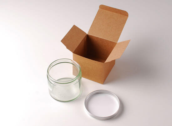Glasbehälter 250 ml für aromatische Kerzen