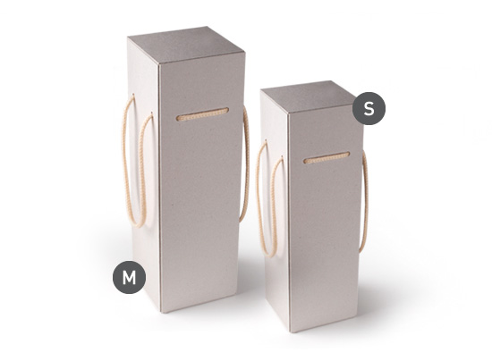 Flaschenbox mit Deckel und Schnur