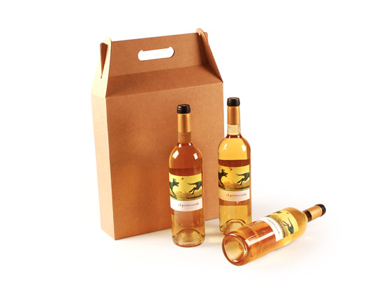 Wein-Box mit Tragegriff