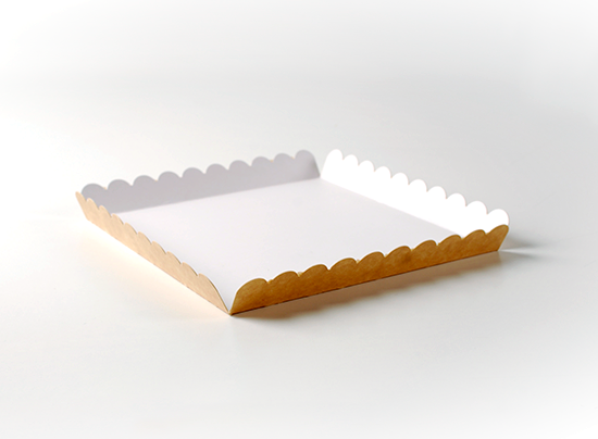 Kartontablett für Kekse