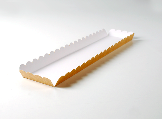 Kartontablett für Kekse