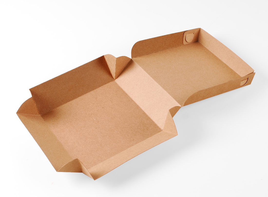 Quadratische Kartonschachtel für Sushi