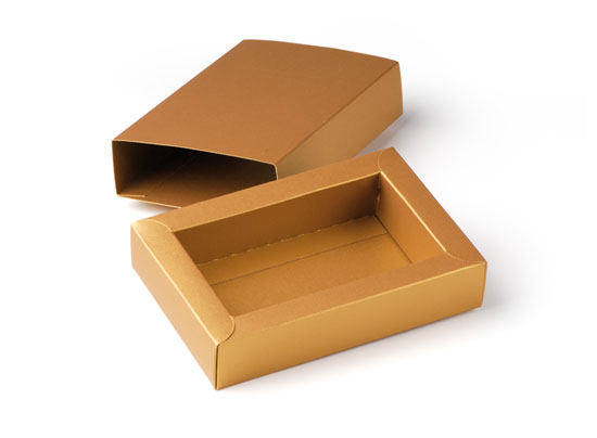 Pralinenschachtel mit Banderole