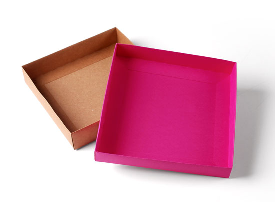 Quadratische Geschenkschachtel