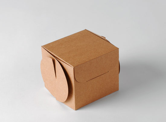 Geschlossene Cupcake-Box