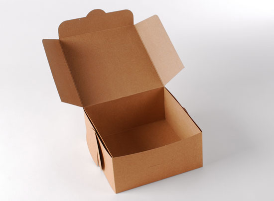 Geschlossene Cupcake-Box