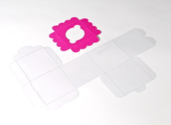 Individuelle Cupcake-Box